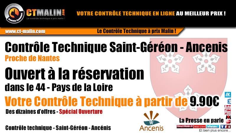 Controle technique Ancenis proche de Nantes